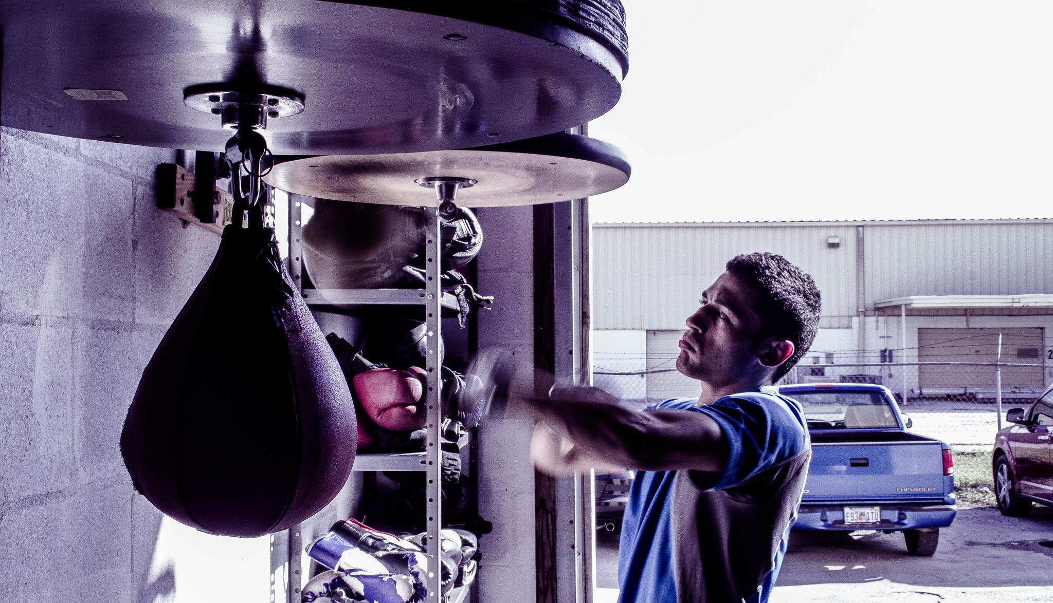 The speed bag offers sports specific training for fighters.